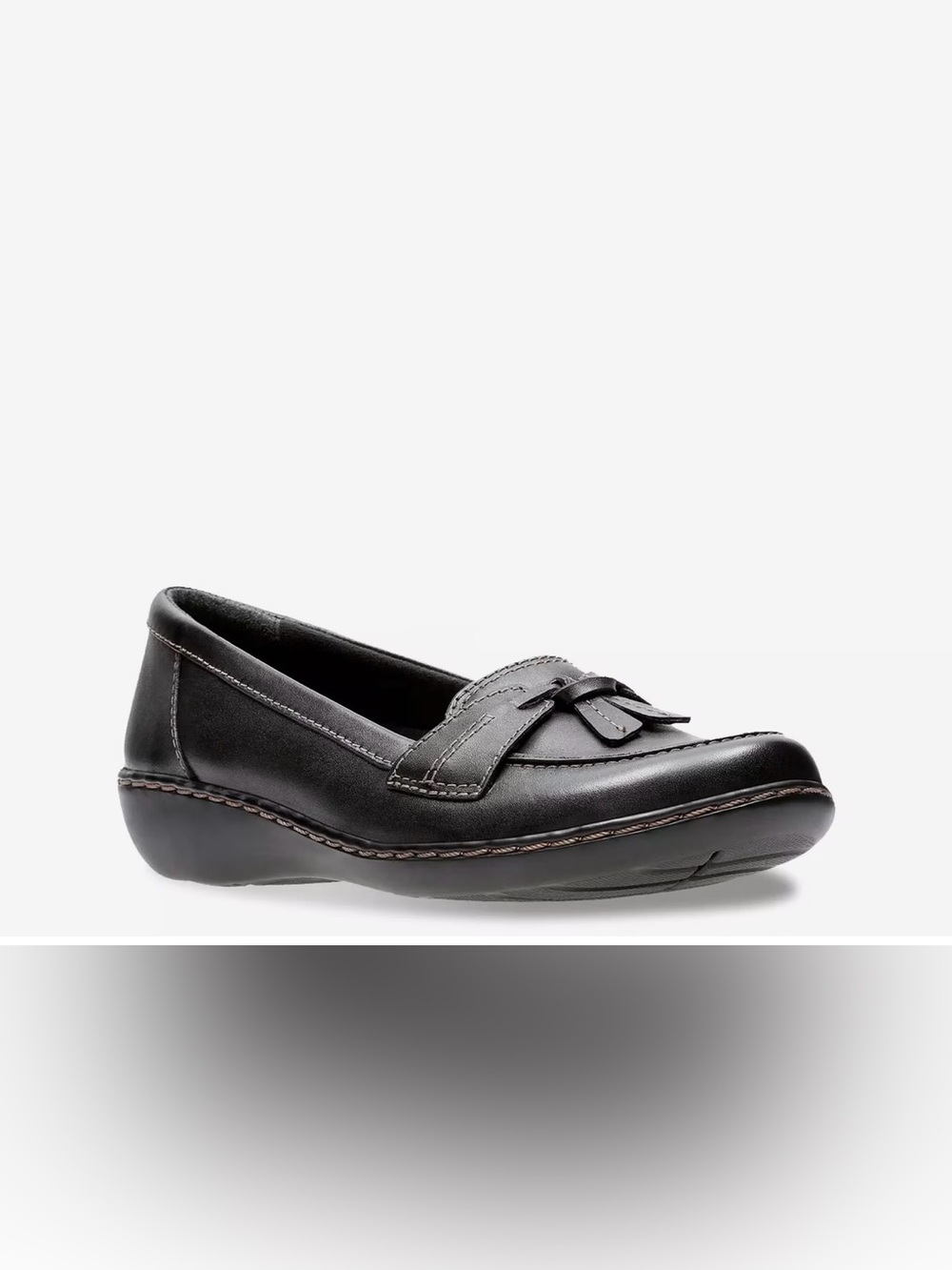 Clarks Ashland Bubble Loafer Black Size 6.5 W